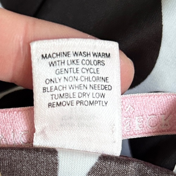 VICTORIAS SECRET Y2K Babydoll Lace Trim Animal Print V Sexy Slip Chemise Small - Picture 15 of 15